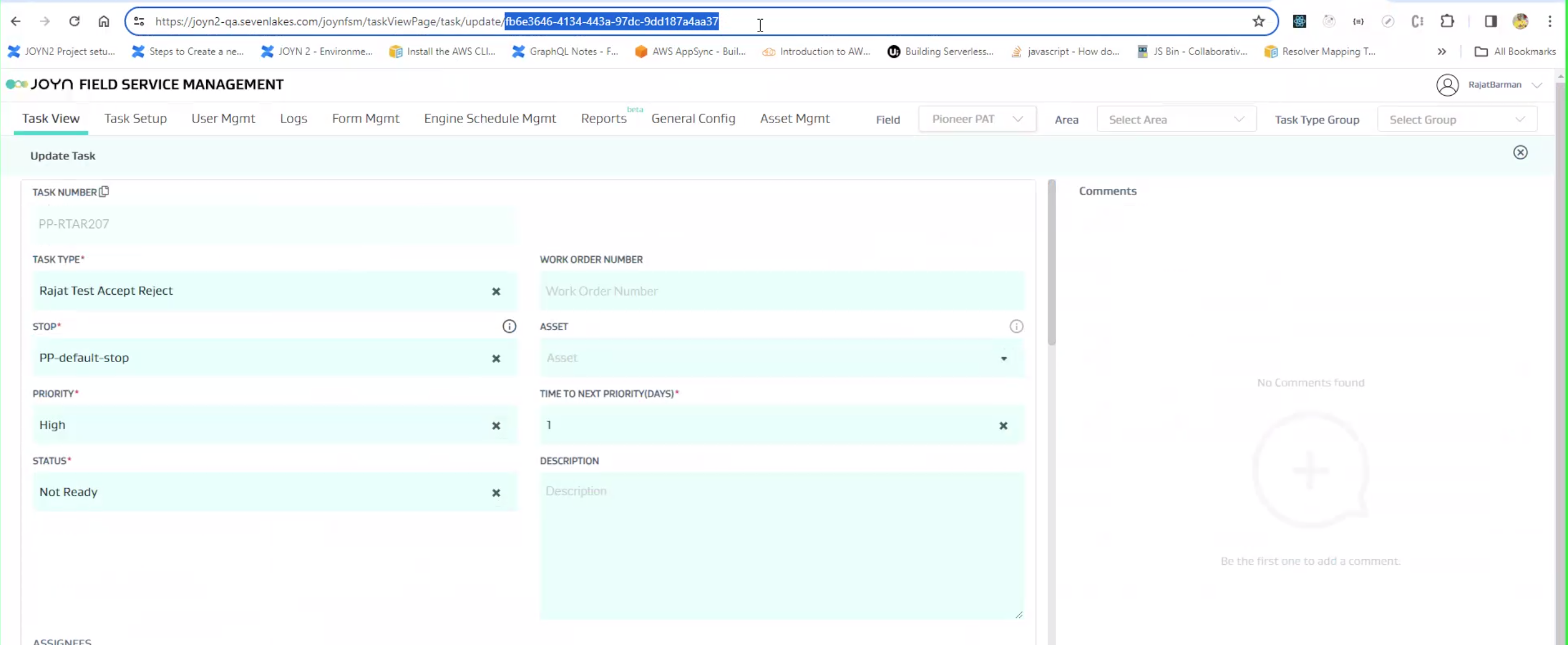 What API can I use to download attachment files from tasks?