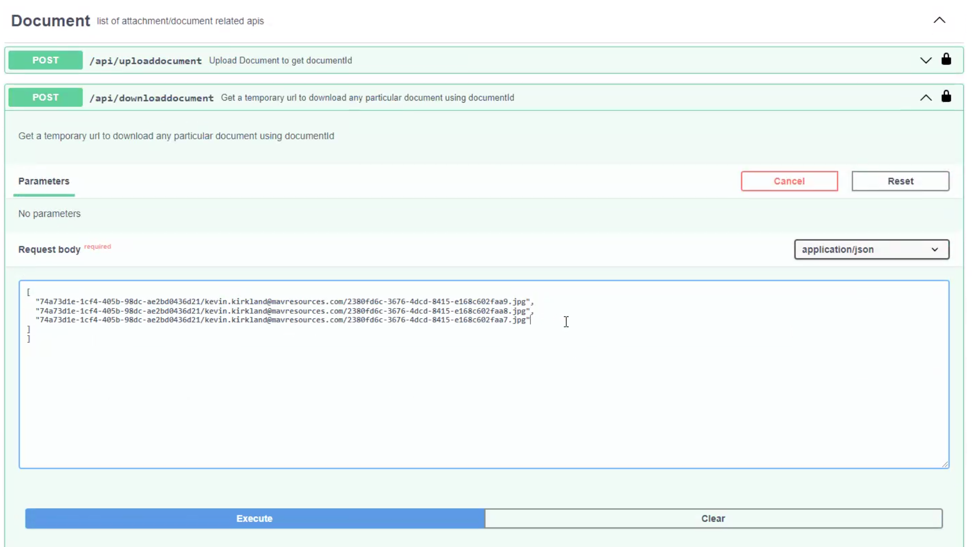 What API can I use to download attachment files from tasks?
